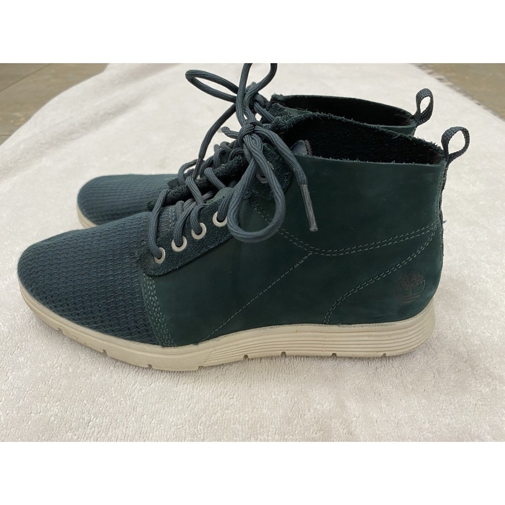 Timberland Women's Chukka Boots Green Leather Sensorflex Ankle size 6